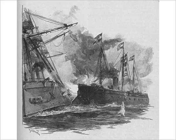 The Ram Crushed In Her Iron Side, 1902