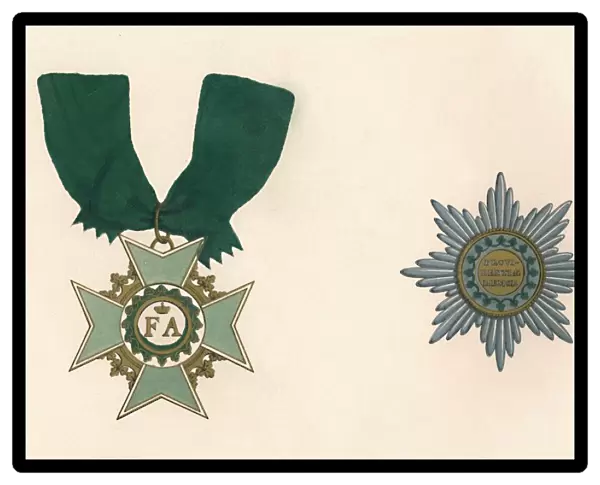 The Saxon Order of the Crown, c19th century