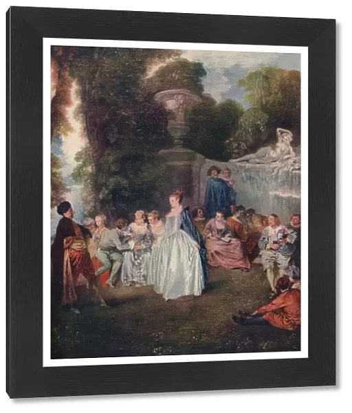 A Fete Champetre, (Pastoral Gathering), 18th century, (1910). Artist: Jean-Antoine Watteau