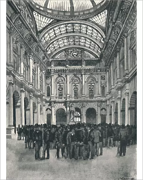 On Change - Royal Exchange, 1891. Artist: William Luker