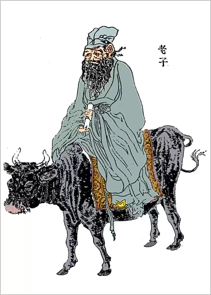 Lao-Tzu, ancient Chinese philosopher and inspiration of Taoism, late 19th century