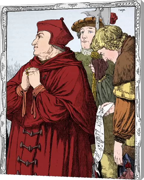 The Arrest of Cardinal Wolsey, 1902. Artist: Patten Wilson