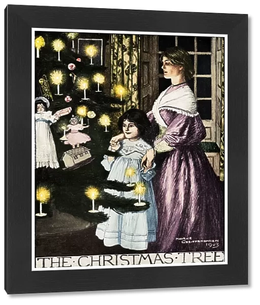 The Christmas Tree, 1903 (1903). Artist: Maurice Greiffenhagen