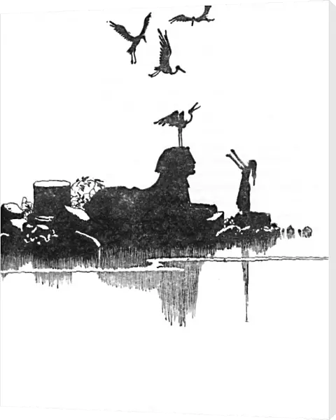 Then She Saw The Storks, c1930. Artist: W Heath Robinson