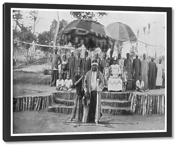 John Boko Cobham, a king of Old Calabar (Southern Nigeria), 1912. Artist: Harry Johnston