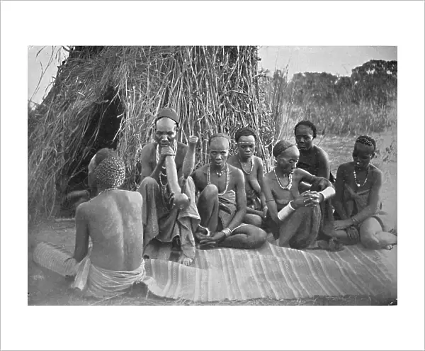 Ba-Bisa people from near Lake Bangweulu: East African Bantu, 1902. Artist: Poulet Weatherley