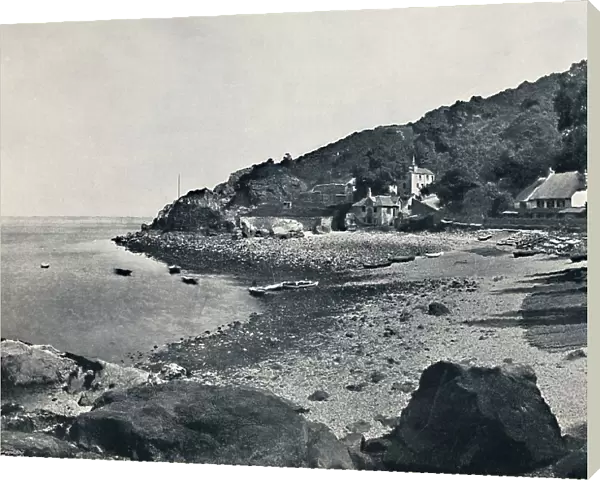 Torquay - The Beach, Babbicombe, 1895