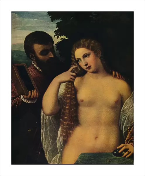 Allegory (Alfonso d Este and Laura Dianti?), 16th century. Artist: Titian
