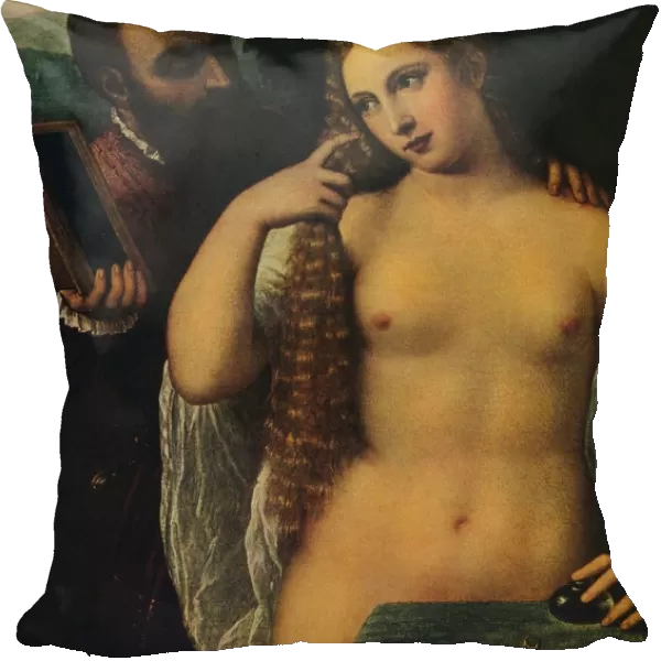 Allegory (Alfonso d Este and Laura Dianti?), 16th century. Artist: Titian