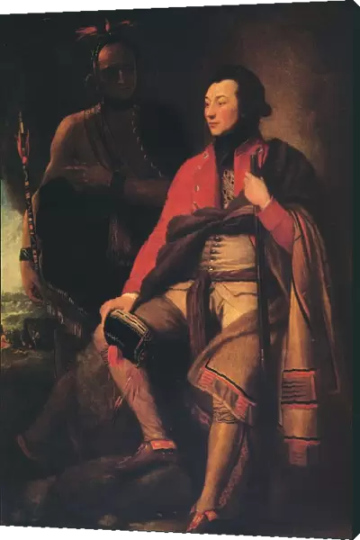 Colonel Guy Johnson and Karonghyontye (Captain David Hill), 1776. Artist: Benjamin West