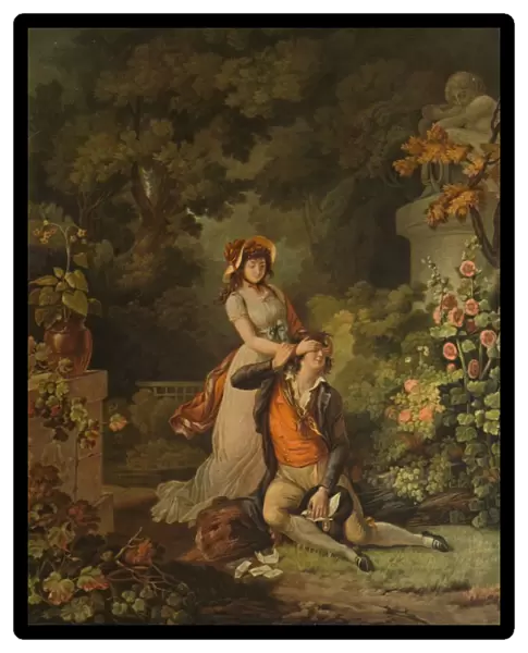 L Amant Surpris, (The Surprised Lover), 1798, (1913). Artist: Charles-Melchior Descourtis