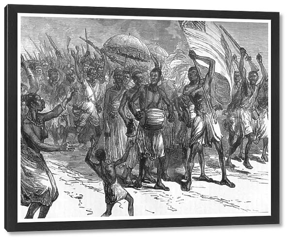 March of Ashantee Warriors, c1880