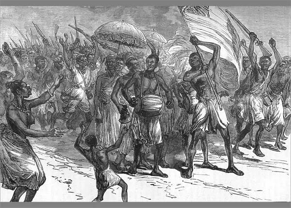March of Ashantee Warriors, c1880