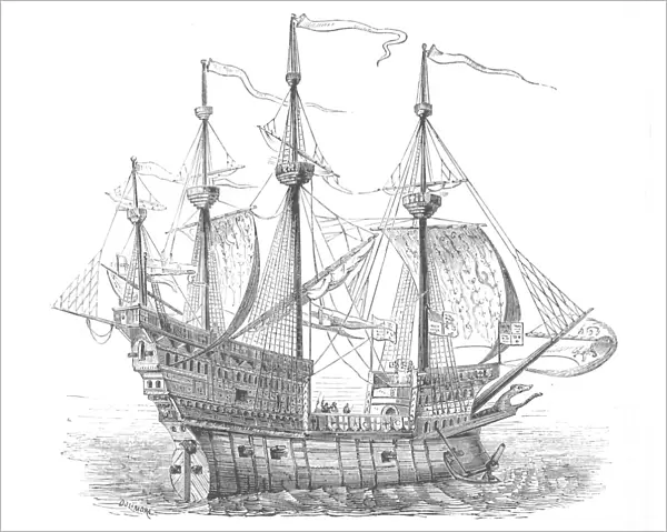 Ship of Henry VIII, c1880