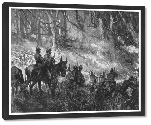 A Skirmish in the Forest, c1880