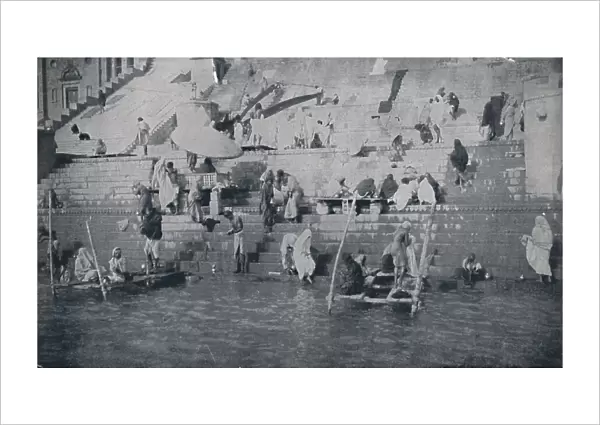 Bathing at Benares, 1924