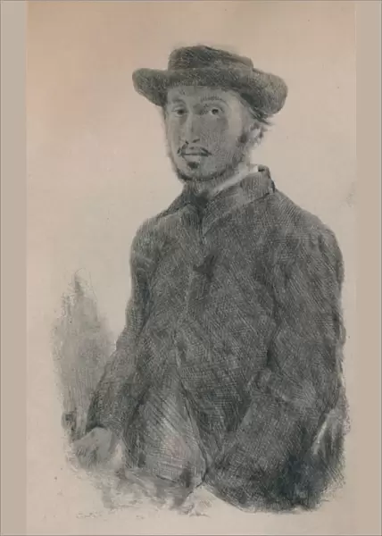 Self-Portrait, c. 1860s, (1946). Artist: Edgar Degas
