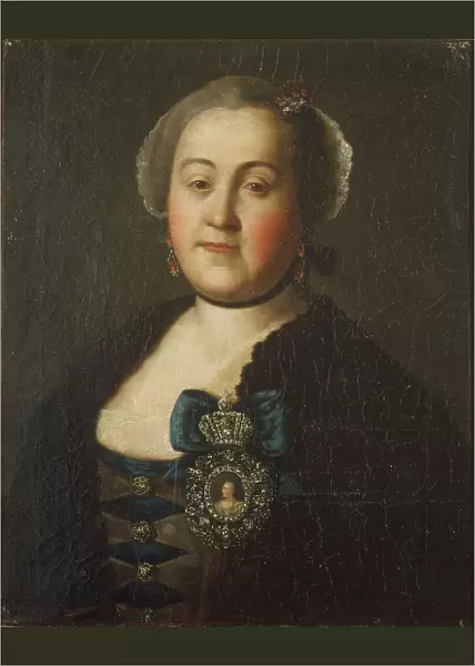Portrait of Countess Agrippina Leontievna Apraxina, End of 1750s. Artist: Antropov, Alexei Petrovich (1716-1795)