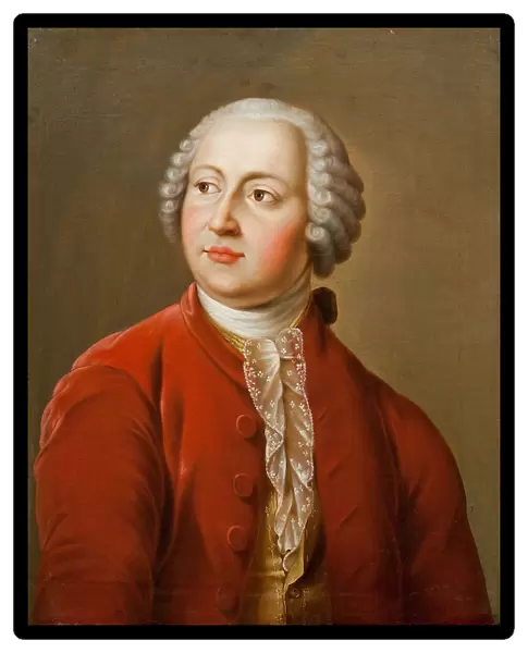 Portrait of the scholar Mikhail V. Lomonosov (1711-1765), Early 19th cen Artist: Anonymous