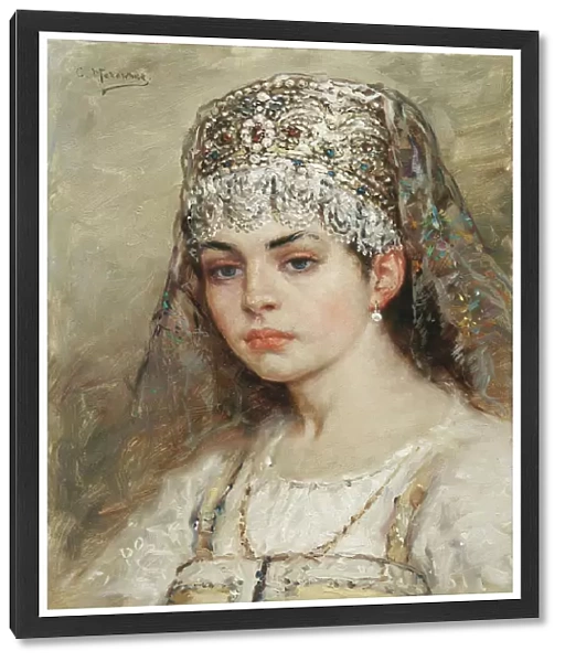 Boyars Wife, 1880s. Artist: Makovsky, Konstantin Yegorovich (1839-1915)