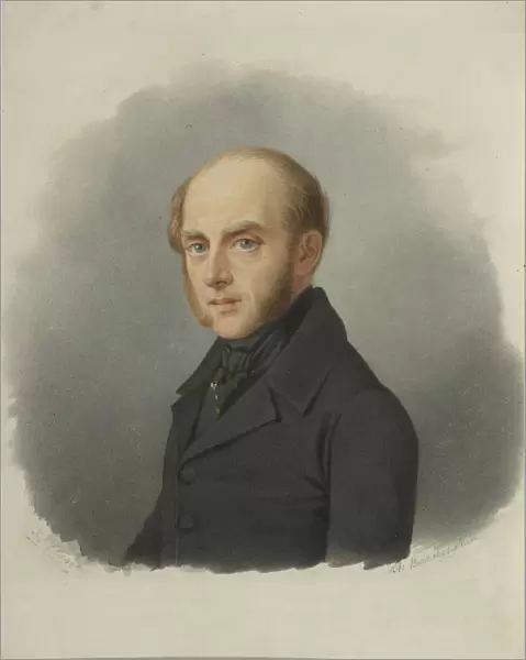 Portrait of Count Sergey Semionovich Uvarov (1786-1855), Early 1840s. Artist: Vasilyevsky, Alexander Alexeyevich (1794-1849)