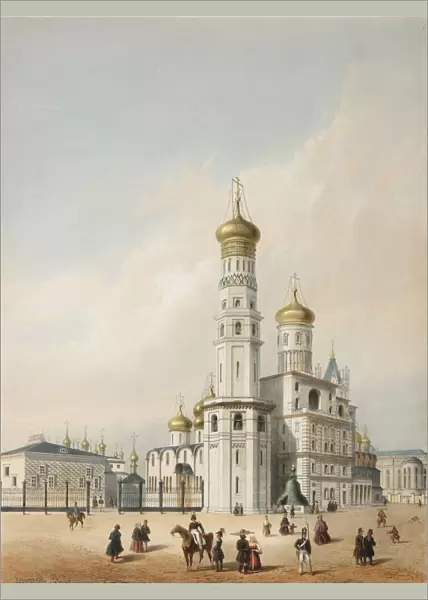 The Ivan the Great Bell Tower, First quarter of 19th century. Artist: Arnout, Louis Jules (1814-1868)