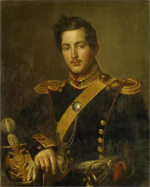 Portrait of Vasily Vasilyevich Zagryazhsky, 1840s. Artist: Anonymous
