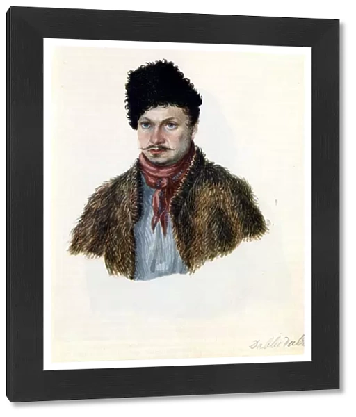 Portrait of Decembrist Vasily Davydov (1793-1855), 1839. Artist: Bestuzhev, Nikolai Alexandrovich (1791-1855)