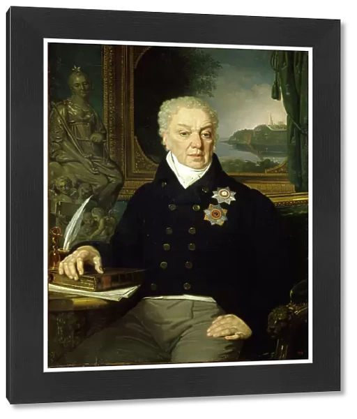 Portrait of the Secretary of State Dmitri Prokofievich Troshchinsky (1754-1829), 1819. Artist: Borovikovsky, Vladimir Lukich (1757-1825)