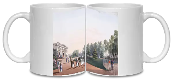 The View of the Park near the Yelagin Palace, 1823. Artist: Beggrov, Karl Petrovich (1799-1875)