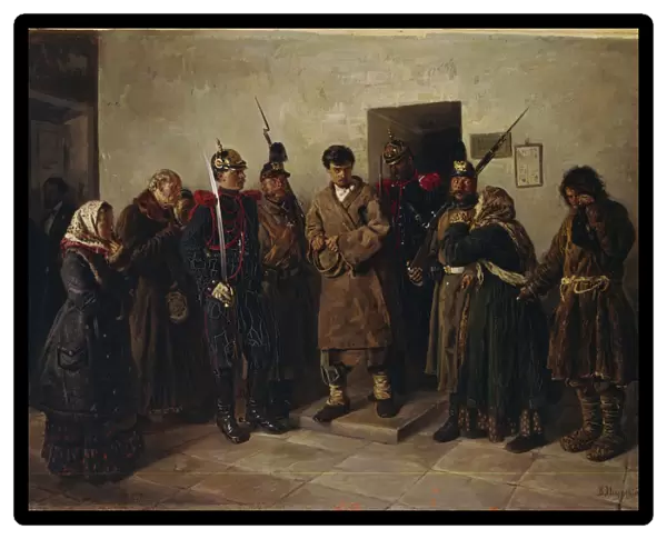 Convict, 1879. Artist: Makovsky, Vladimir Yegorovich (1846-1920)