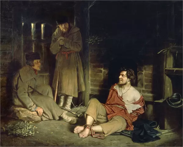 An Arrant Knave (Arrested person), 1873. Artist: Perov, Vasili Grigoryevich (1834-1882)