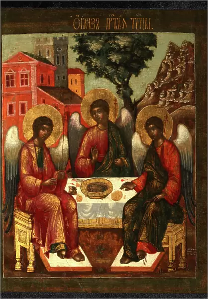 The Holy Trinity, 1721. Artist: Ulanov, Cornili (Kirill) (?-1731)