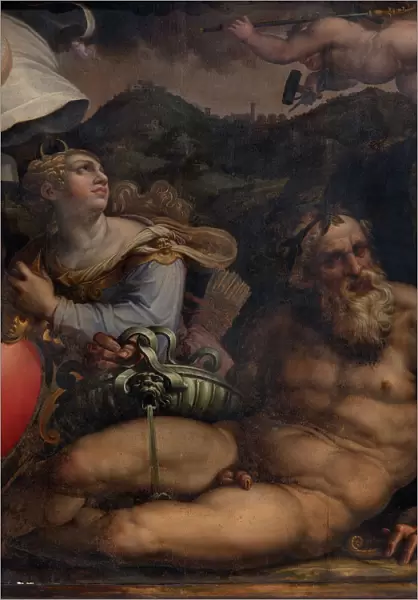 Allegory of Fiesole, 1563-1565. Artist: Vasari, Giorgio (1511-1574)