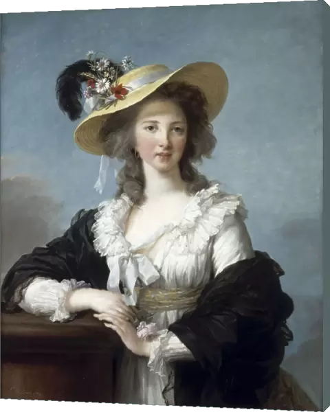 Yolande Martine Gabrielle de Polastron, Duchess of Polignac. Artist: Vigee-Lebrun, Marie Louise Elisabeth (1755-1842)