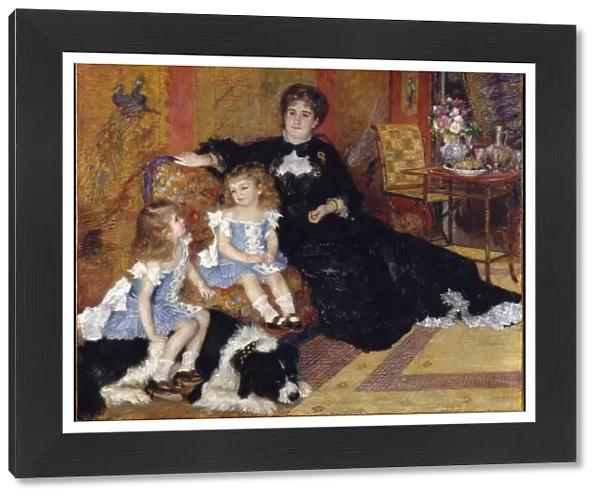 Madame Georges Charpentier and Her Children, Georgette-Berthe and Paul-Emile-Charles. Artist: Renoir, Pierre Auguste (1841-1919)