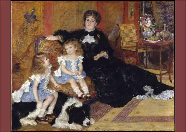 Madame Georges Charpentier and Her Children, Georgette-Berthe and Paul-Emile-Charles. Artist: Renoir, Pierre Auguste (1841-1919)