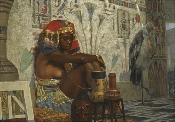Egyptian Girl. Artist: Polenov, Vasili Dmitrievich (1844-1927)