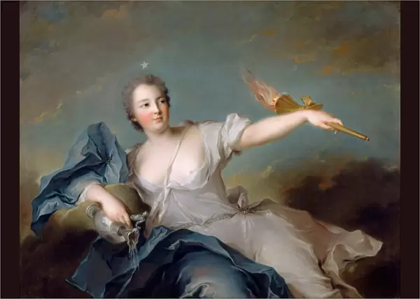 Marie-Anne de Nesle, marquise de La Tournelle, duchesse de Chateauroux (1717-1744). Artist: Nattier, Jean-Marc (1685-1766)