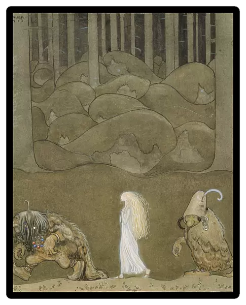 The Princess and the Trolls. Artist: Bauer, John (1882-1918)