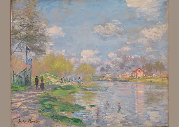 Spring on the Seine. Artist: Monet, Claude (1840-1926)
