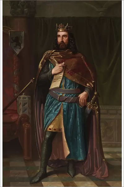 Bermudo II of Leon, 1851. Artist: Fresno, Jeronimo (active 1850s)