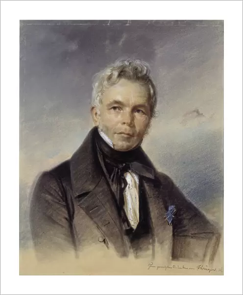 Portrait of Karl Friedrich Schinkel, 1836. Artist: Kruger, Franz (1797-1857)