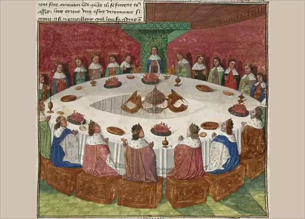 The Knights of the Round Table, ca 1475. Artist: Evrard d Espinques (active 1440-1494)