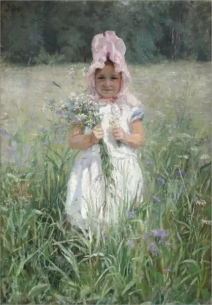 Portrait of the daughter of Vasily Polenov