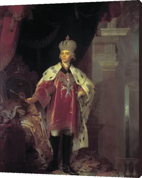 Emperor Paul I dressed as Grand Master of Maltese