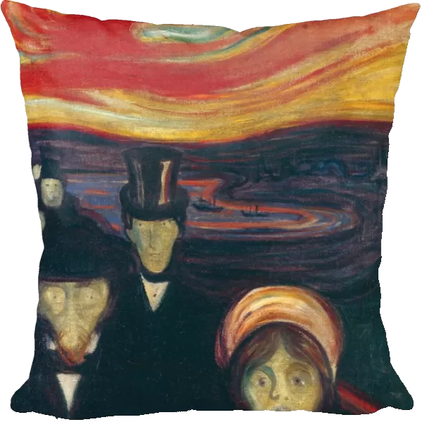 Anxiety. Found in the Collection of Munch Museum, Oslo