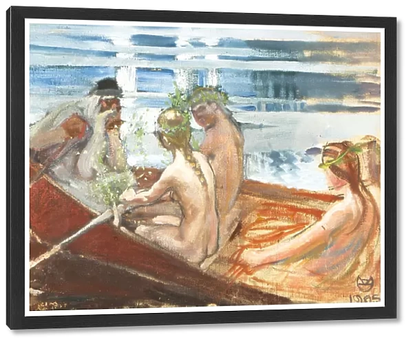 Vainamoinens Boat-ride (Vainamoisen venematka), 1905