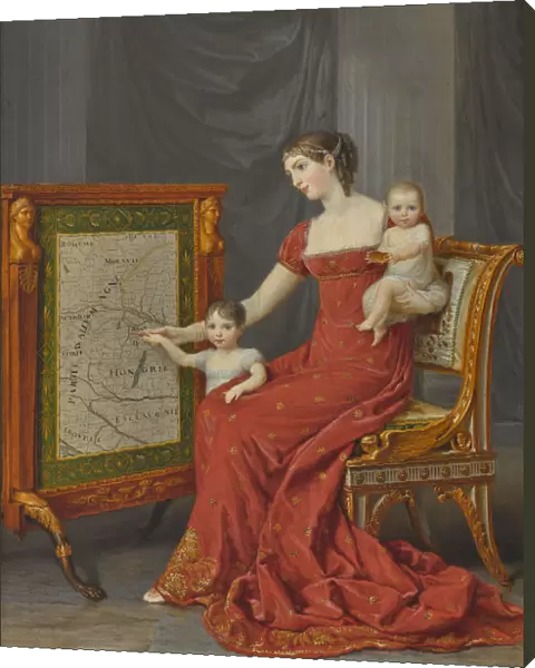 Princess Augusta, Madame de Beauharnais (1788-1851), Duchess of Leuchtenberg, with her Daughters Jos