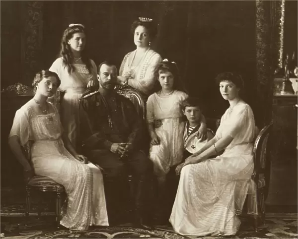 The Family of Tsar Nicholas II of Russia, 1914